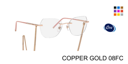 COPPER GOLD 08FC       Chopard IKCHG26 Eyeglasses