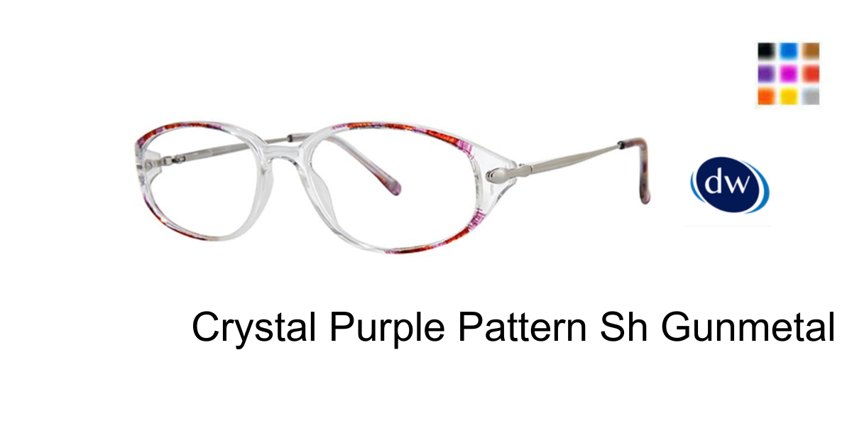 Crystal Purple Pattern Sh Gunmetal