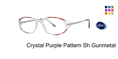 Crystal Purple Pattern Sh Gunmetal