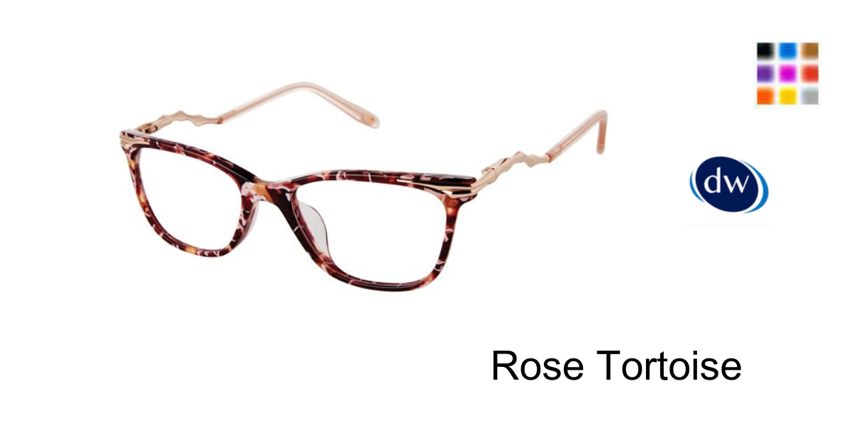 Rose Tortoise            VICTOR GLEMAUD X TURA VGO027 Eyeglasses