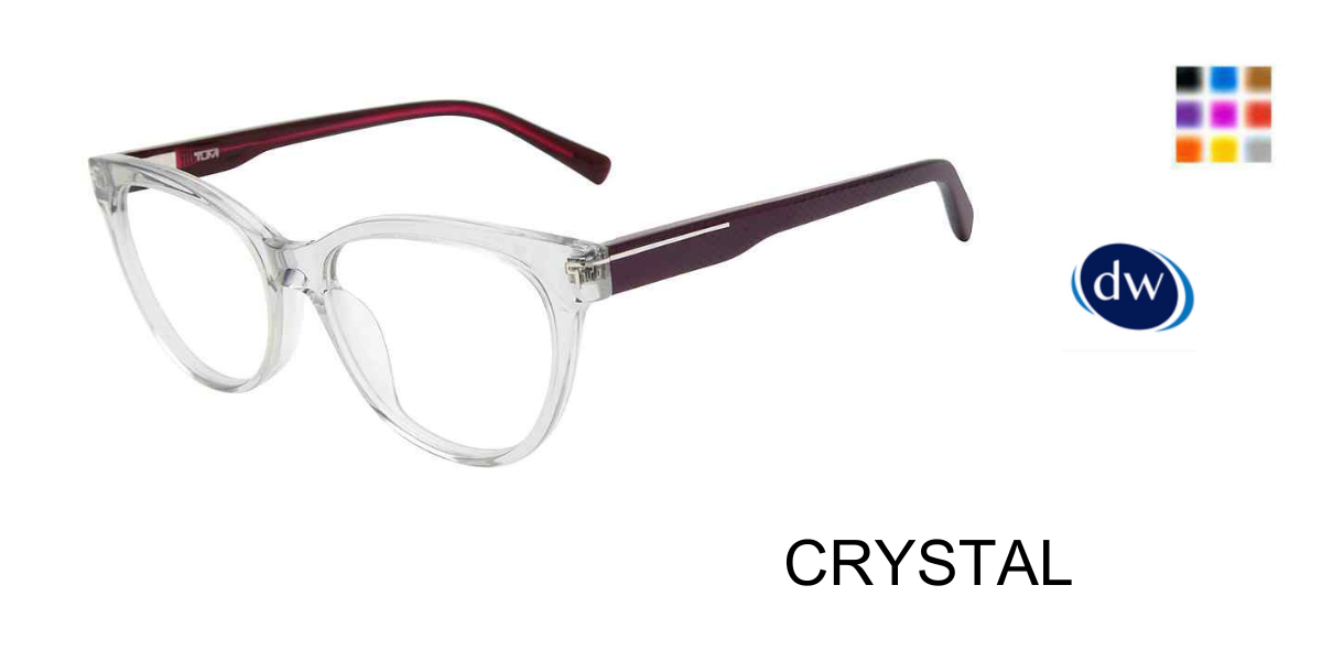 CRYSTAL     TUMI OPTICAL VTU012 Eyeglasses