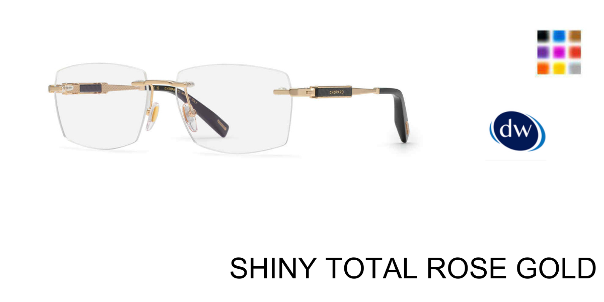 SHINY TOTAL ROSE GOLD     Chopard VCHL49 Eyeglasses