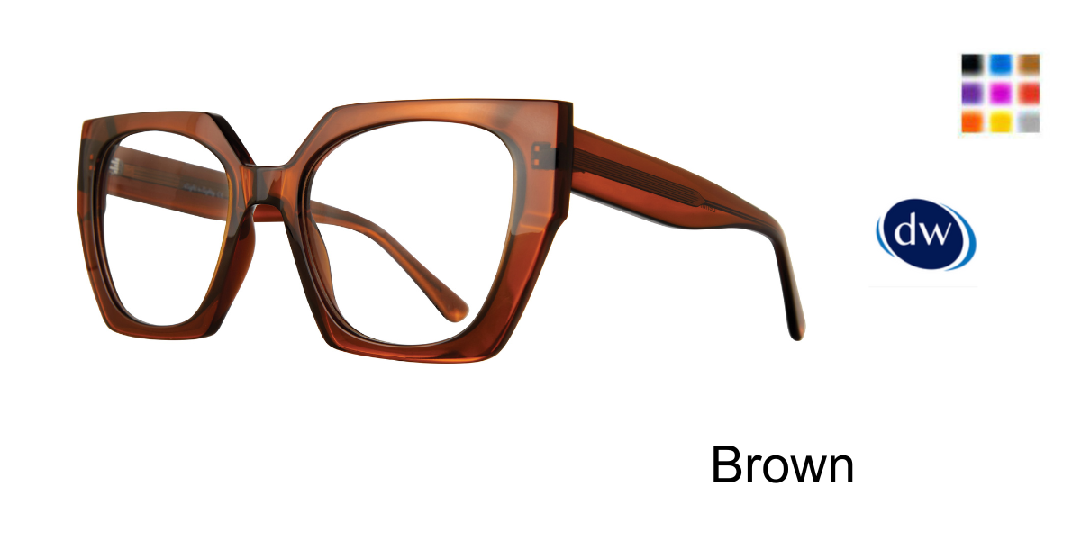 Brown    Eight to Eighty Lenor Eyeglasses