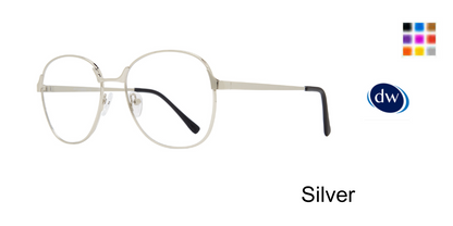Silver       Affordable Designs Twiggy Eyeglasses