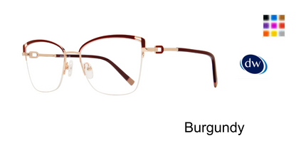 Burgundy         Serafina Phoebe Eyeglasses