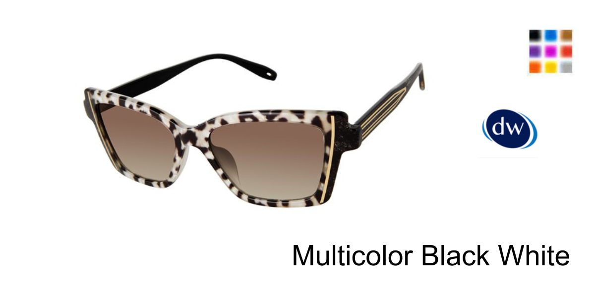 Multicolor Black White            VICTOR GLEMAUD X TURA VGS016 Sunglasses