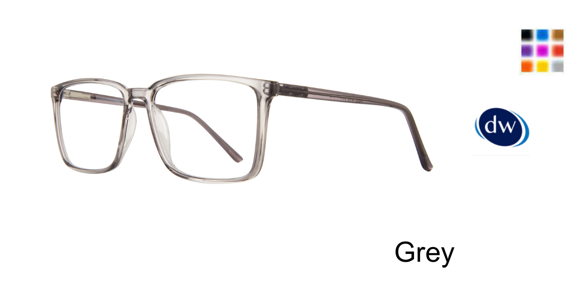 Grey        Affordable Designs Wade Eyeglasses