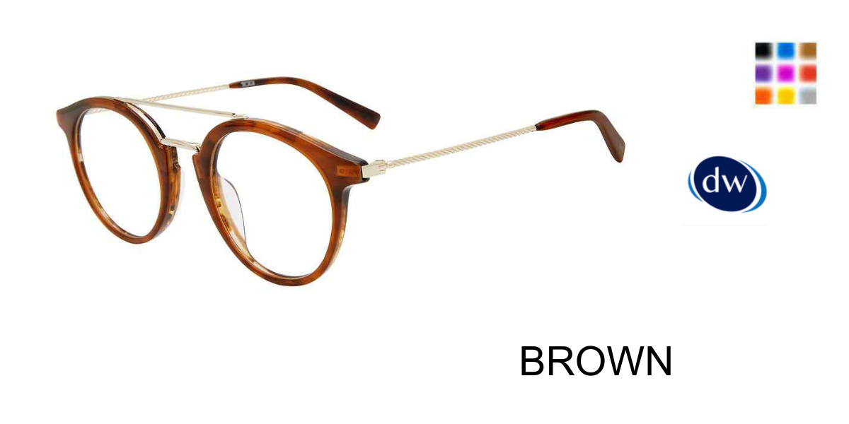 BROWN      TUMI OPTICAL VTU022 Eyeglasses