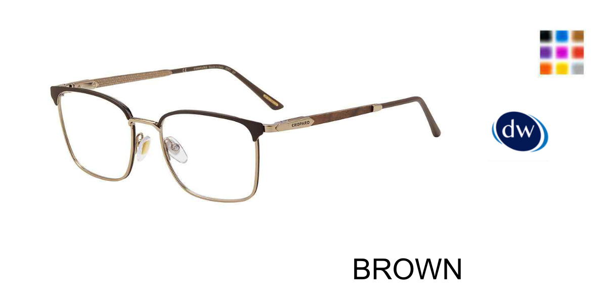BROWN      Chopard VCHG06 Eyeglasses