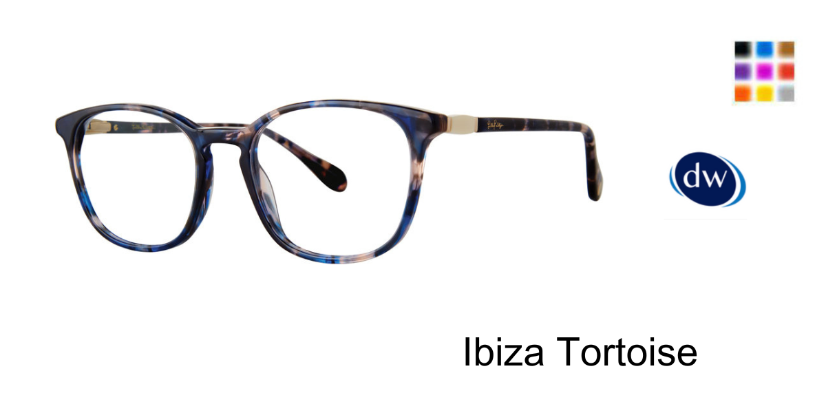 Ibiza Tortoise       Lilly Pulitzer Carter Eyeglasses