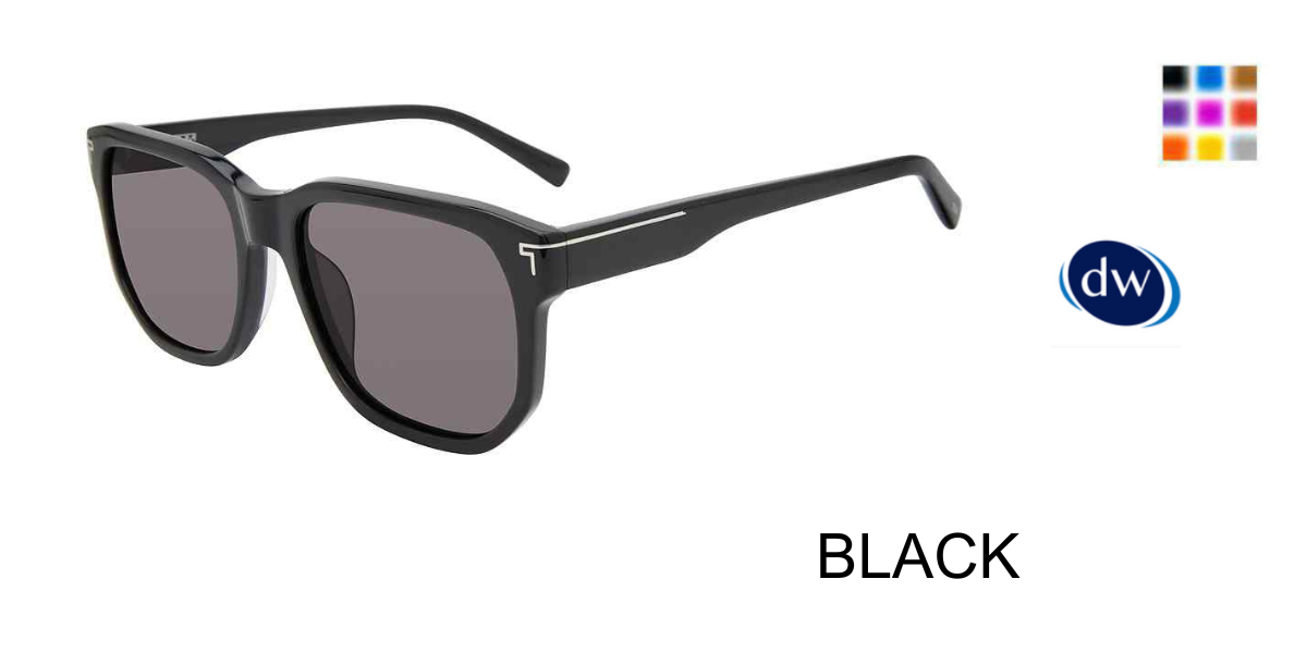 BLACK      Tumi STU003 02GN-0722 Sunglasses