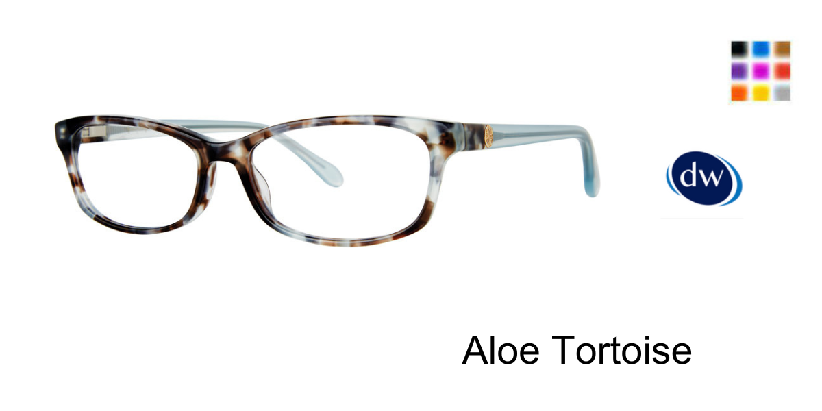 Aloe Tortoise    Lilly Pulitzer Gina Eyeglasses