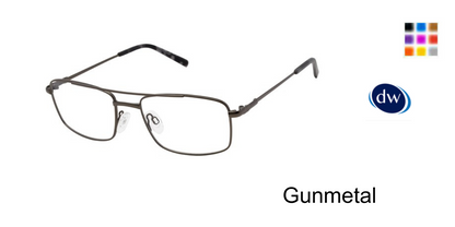 Gunmetal          TitanFlex Classic M1020 Eyeglasses