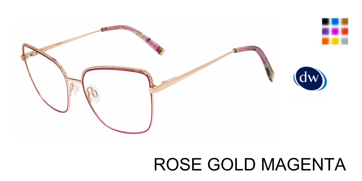 ROSE GOLD MAGENTA Jones New York VJON505 Eyeglasses