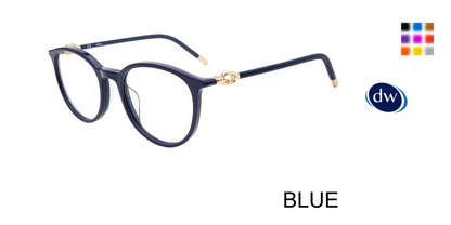BLUE Furla VFU548 Eyeglasses