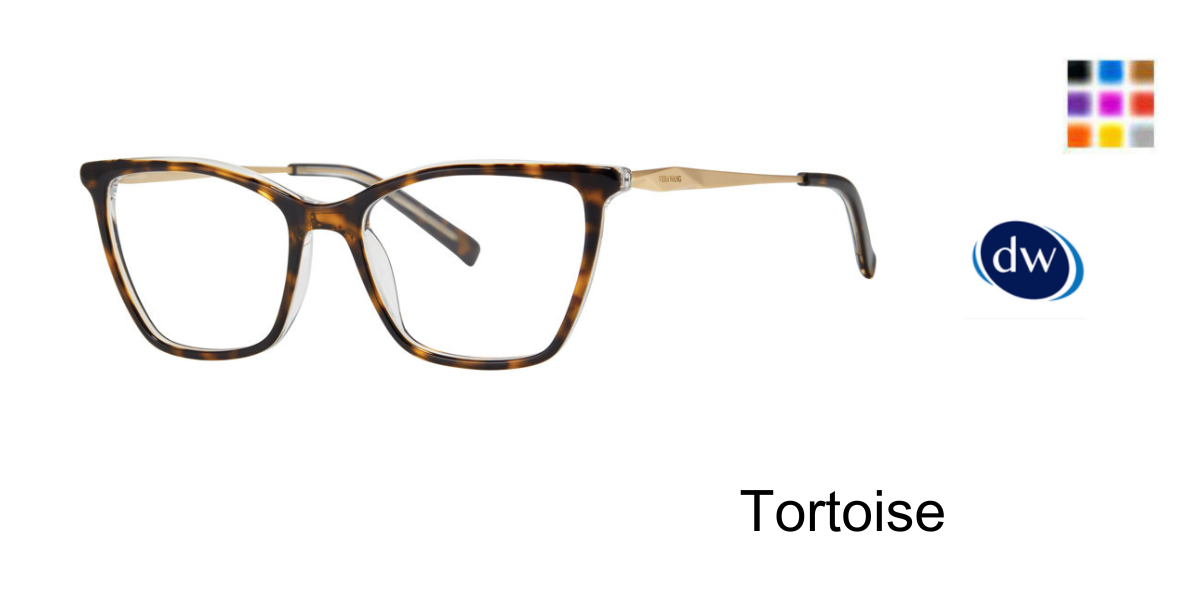 Tortoise  Vera Wang V725 Eyeglasses