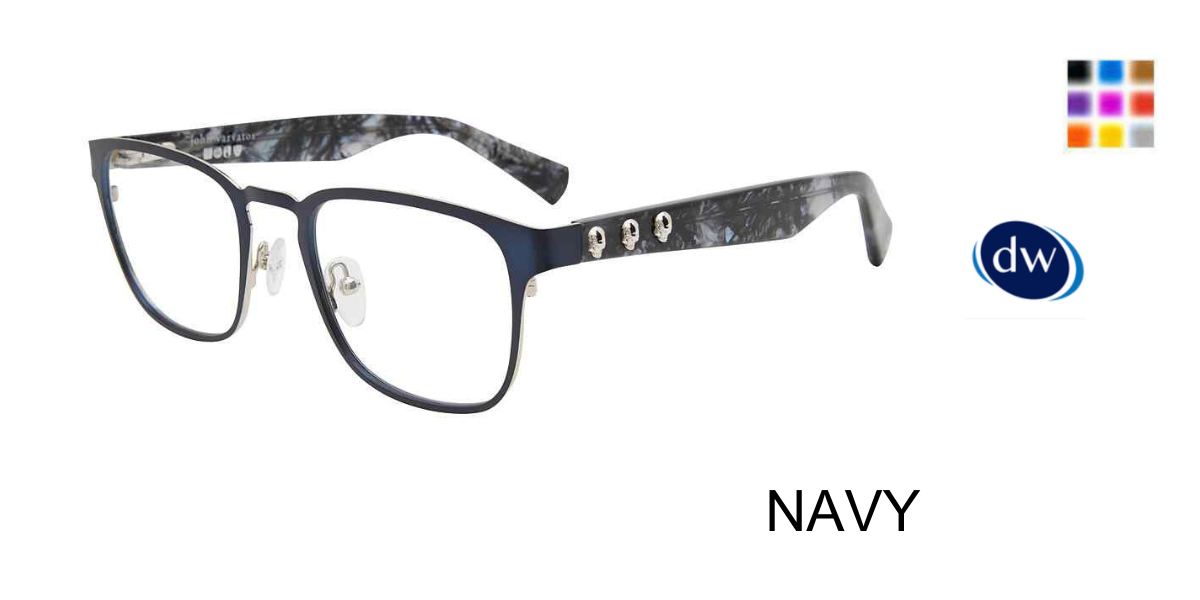 NAVY          John Varvatos VJV187 Eyeglasses