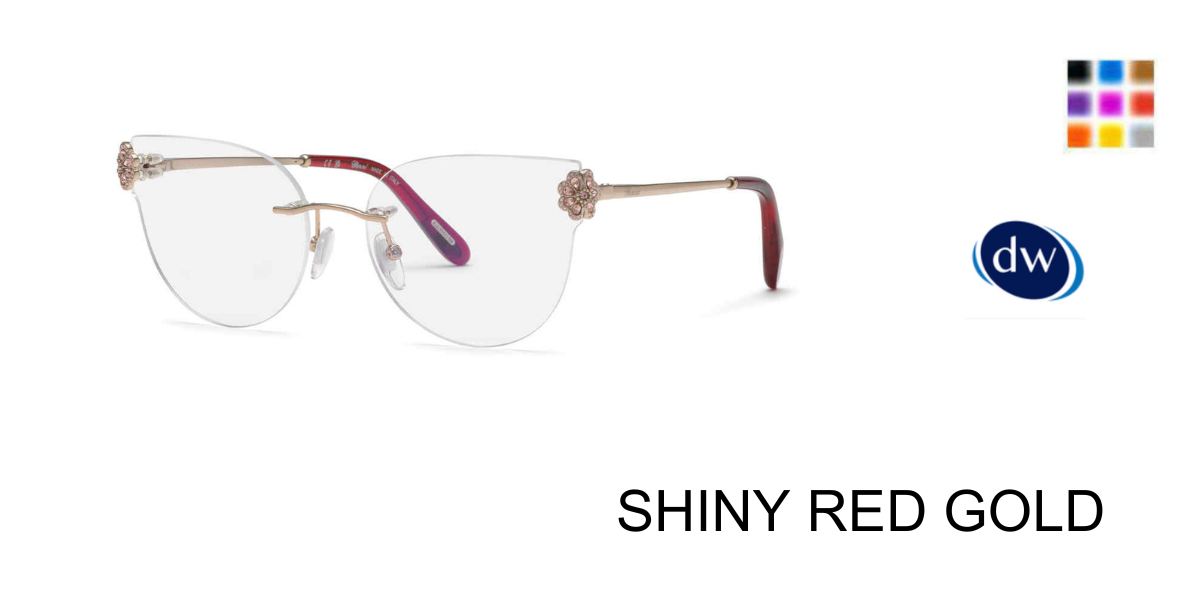 SHINY RED GOLD       Chopard VCHL61S Eyeglasses