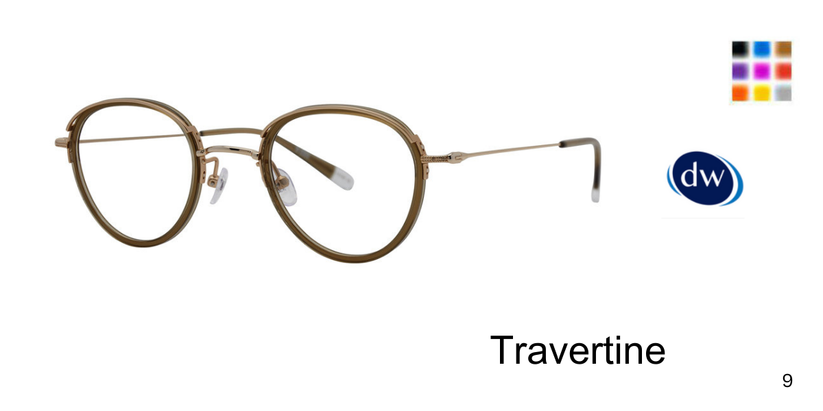 Travertine                    Original Penguin The Burns Eyeglasses