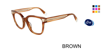 BROWN Furla VFU582V Eyeglasses