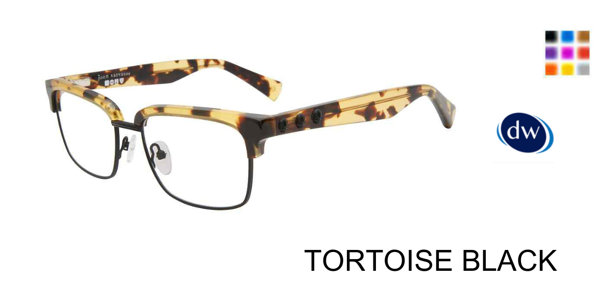 TORTOISE BLACK       John Varvatos VJV186 Eyeglasses