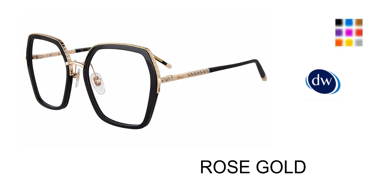 ROSE GOLD     Chopard VCHG28S Eyeglasses