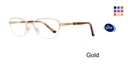 Gold           Serafina Lorna Eyeglasses