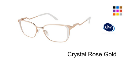 Crystal Rose Gold               VICTOR GLEMAUD X TURA VGO031 Eyeglasses