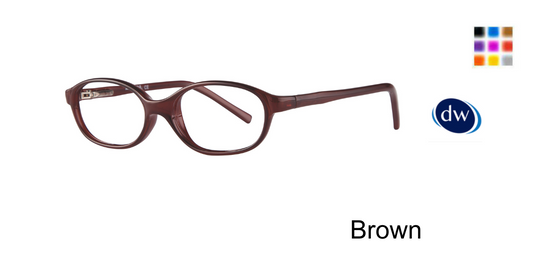 Brown Affordable Designs Selena Eyeglasses