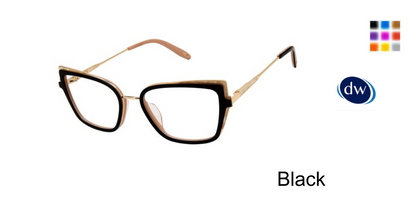 Black           VICTOR GLEMAUD X TURA VGO037 Eyeglasses