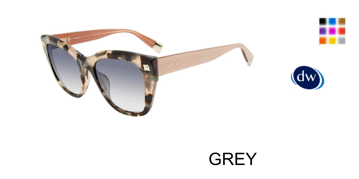 GREY Furla SFU534 Sunglasses