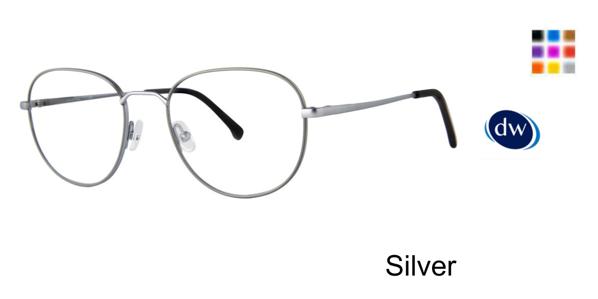 Silver      Elliott Ives Jute Eyeglasses