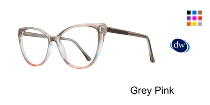 Grey Pink       Affordable Designs Sheba Eyeglasses