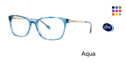 Aqua          Lilly Pulitzer Rossi Eyeglasses