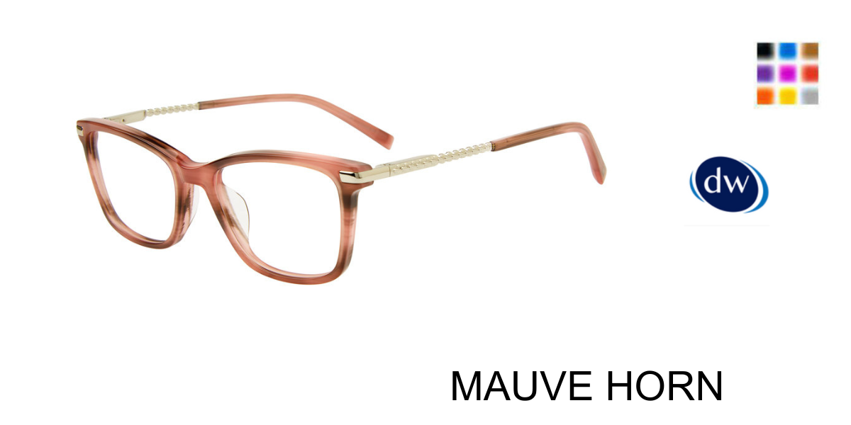 MAUVE HORN Jones New York VJOP255 Eyeglasses