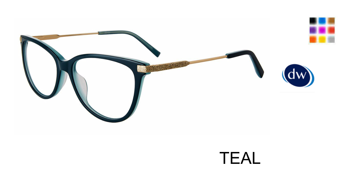 TEAL Jones New York VJON788 Eyeglasses