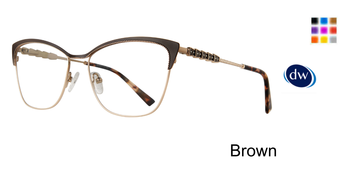Brown          Serafina Belle Eyeglasses
