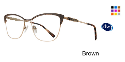 Brown          Serafina Belle Eyeglasses