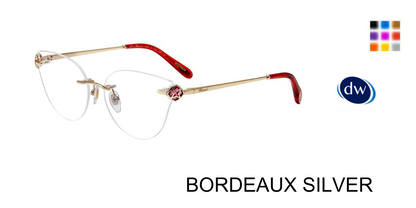 BORDEAUX SILVER     Chopard VCHF87S Eyeglasses