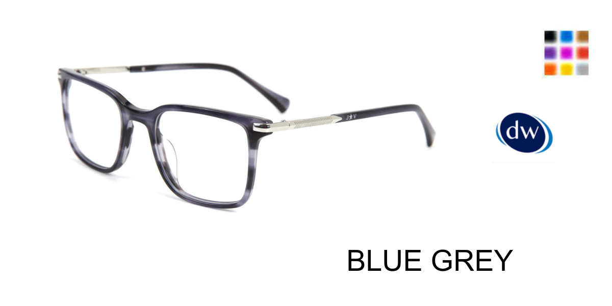 BLUE GREY        John Varvatos VJVC019 Eyeglasses