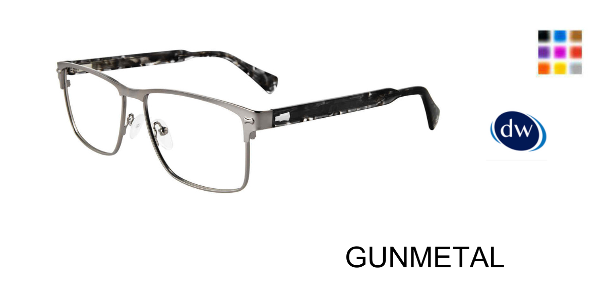 GUNMETAL      John Varvatos VJV194 Eyeglasses