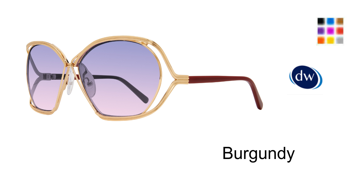 Burgundy          Serafina Gerri Eyeglasses