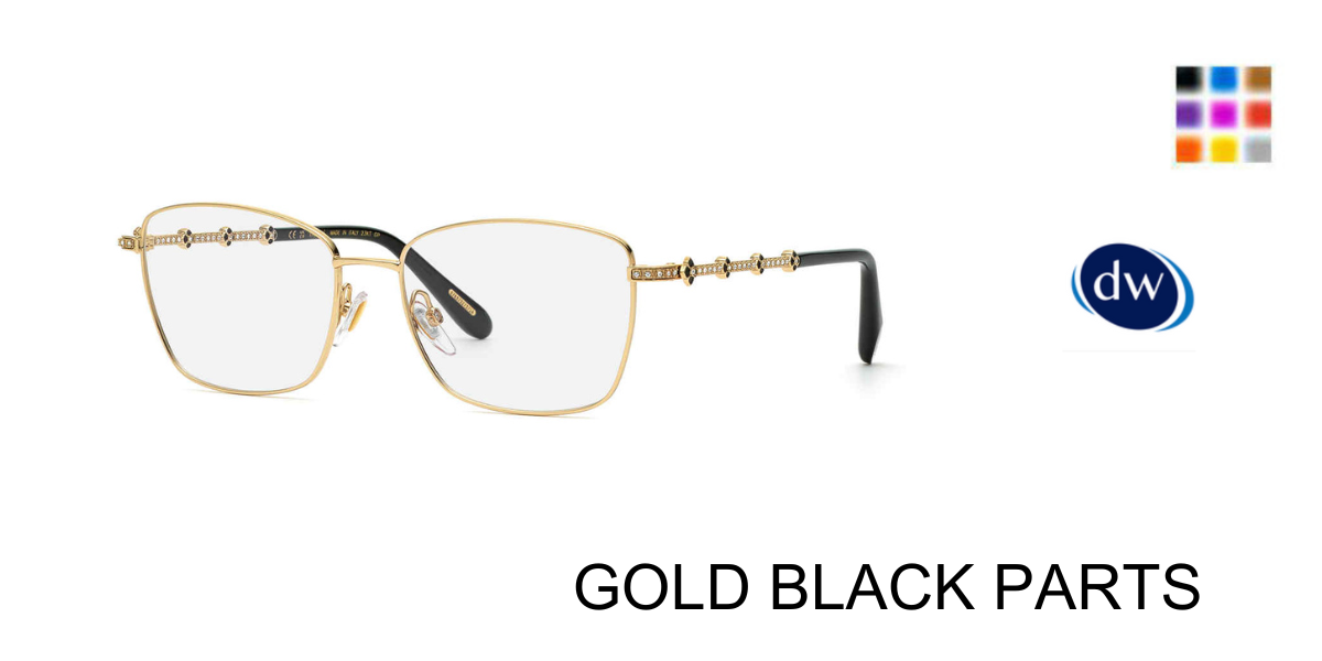 GOLD BLACK PARTS        Chopard VCHG65S Eyeglasses