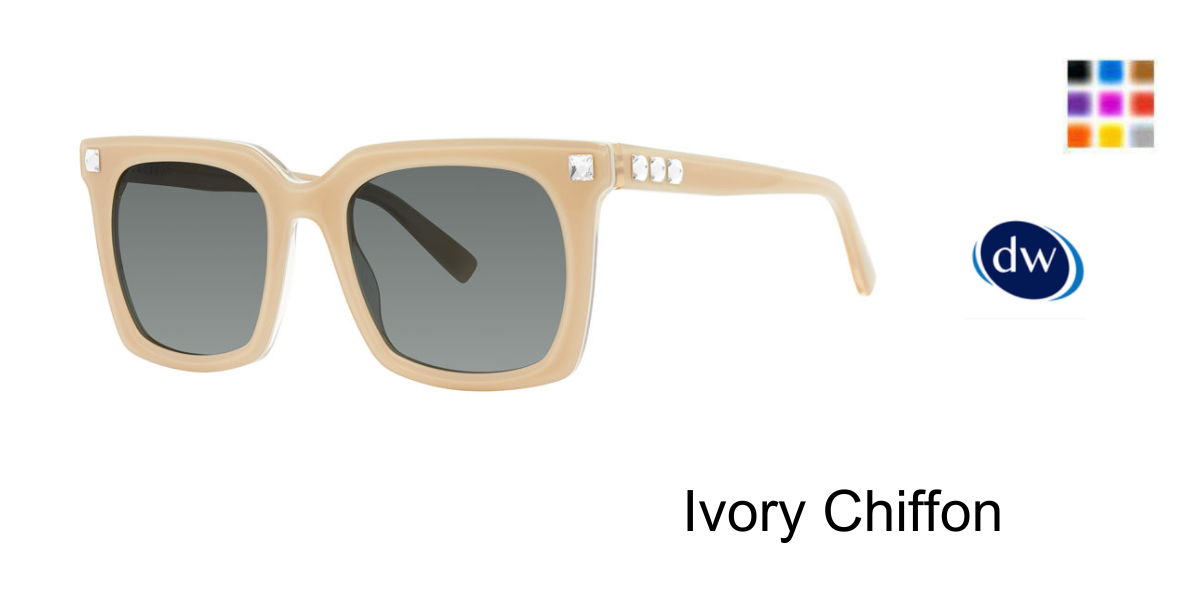 Ivory Chiffon    Vera Wang Vesper Sunglasses