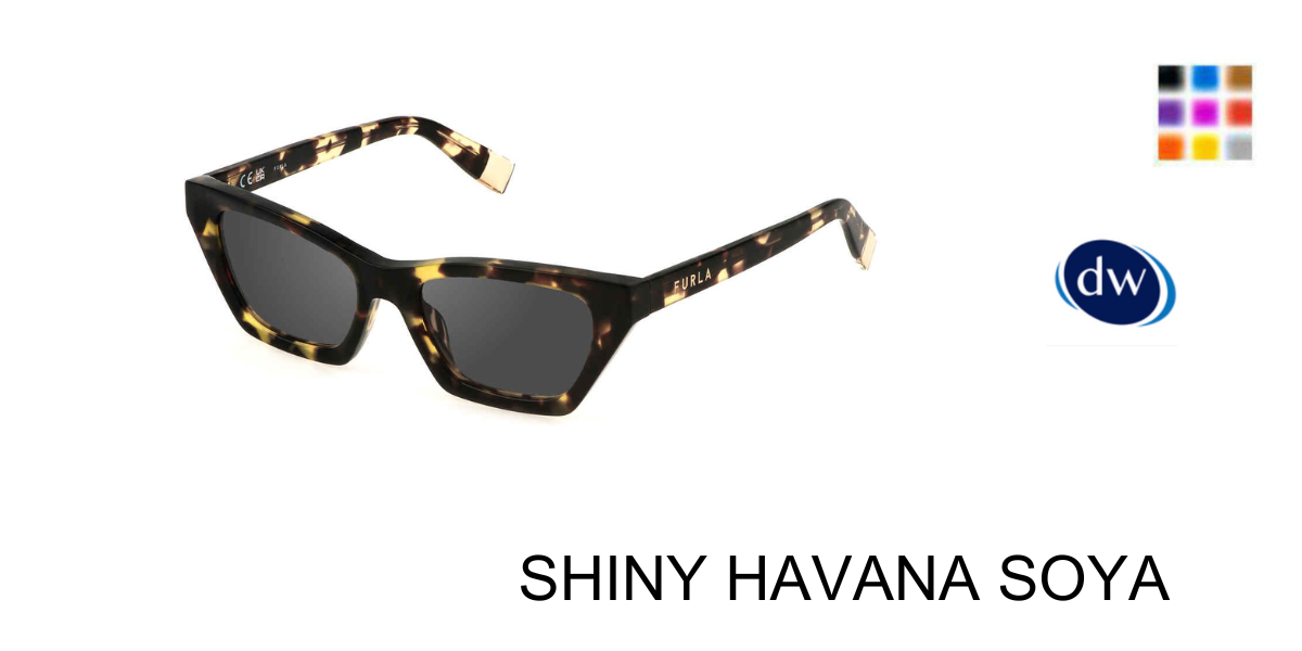 SHINY HAVANA SOYA Furla SFU777 Sunglasses