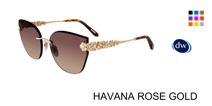 HAVANA ROSE GOLD 300K           Chopard SCHL05S Eyeglasses