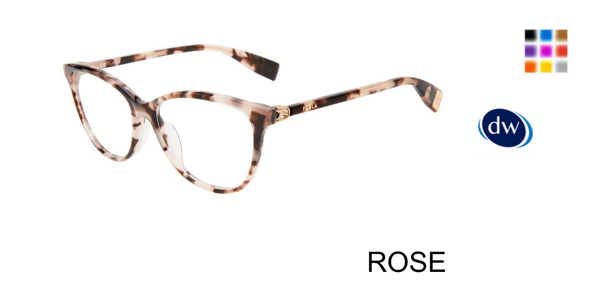 ROSE Furla VFU546 Eyeglasses