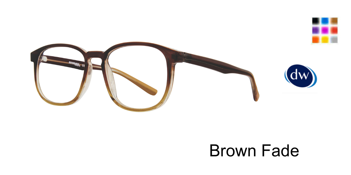 Brown Fade       Affordable Designs Campbell Eyeglasses