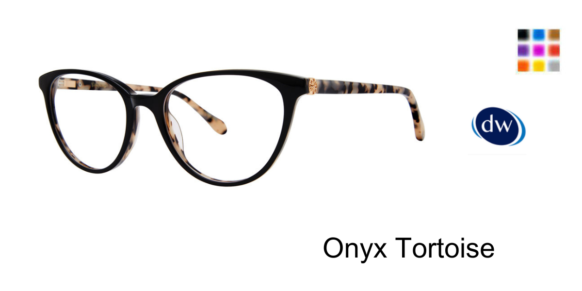 Onyx Tortoise    Lilly Pulitzer Mazie Eyeglasses