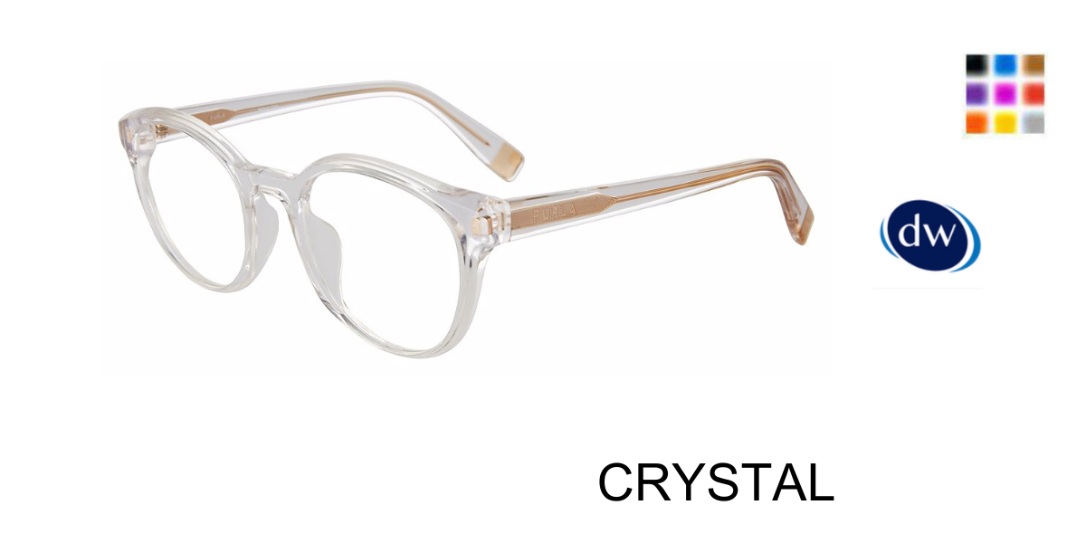 CRYSTAL Furla VFU642V Eyeglasses